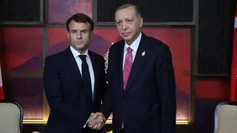 Cumhurbaşkanı Erdoğan, Fransa Cumhurbaşkanı Macron ile görüştü