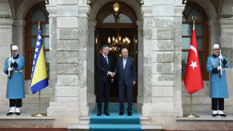 Cumhurbaşkanı Erdoğan, Boşnak lider Becirovic'i resmi törenle karşıladı