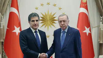 Cumhurbaşkanı Erdoğan, IKBY Başkanı Barzani ile görüştü