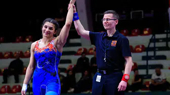 Milli güreşçi Nesrin Baş, Avrupa şampiyonu oldu
