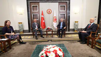 TBMM Başkanı Kurtulmuş, BM Mülteciler Yüksek Komiseri Salih ile görüştü