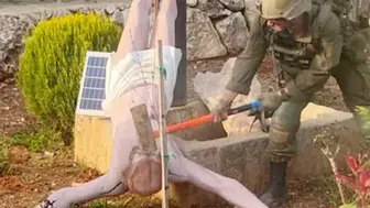 İsrail ordusundan Hz.İsa heykelini parçalayan askere 30 gün hapis