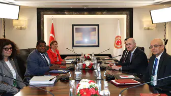 TBMM Başkanı Kurtulmuş, PAB Genel Sekreteri Chungong ve Genel Kurul Sekreteri Jabre ile görüştü