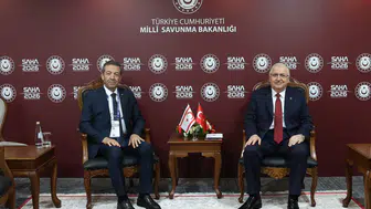 Bakan Güler, SAHA 2026’da diplomasi trafiği yürüttü