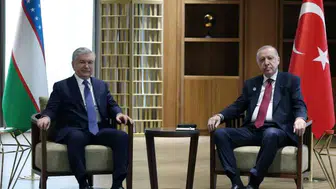 Cumhurbaşkanı Erdoğan, Mirziyoyev ile Türkistan’da bir araya geldi