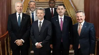 Bakan Kurum, Danimarka Kralı Frederik ile görüştü