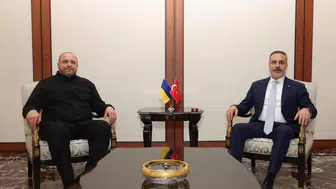 Bakan Fidan, Ukrayna Ulusal Güvenlik ve Savunma Konseyi Sekreteri Umerov ile bir araya geldi