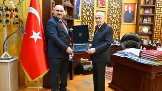 Bahçeli, Kerkük Valisi Ağa’yı kabul etti