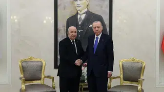 Cumhurbaşkanı Erdoğan, Cezayir Cumhurbaşkanı Tebbun’u Ankara’da karşıladı