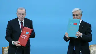 Türkiye ile Kazakistan arasında stratejik ortaklığı güçlendiren 13 anlaşma imzalandı