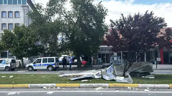 Erzincan’da kuvvetli rüzgar etkili oldu