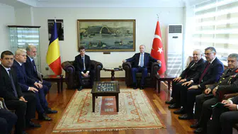 Cumhurbaşkanı Erdoğan, Romanyalı mevkidaşı ile görüştü