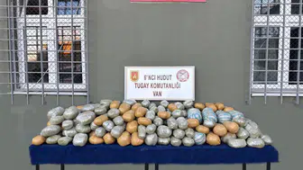 MSB duyurdu: Van hudut hattında yaklaşık 291 kilogram uyuşturucu ele geçirildi