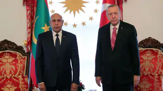 Cumhurbaşkanı Erdoğan, Moritanya Cumhurbaşkanı El Ghazouani ile görüştü