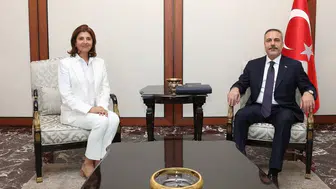 Bakan Fidan, BM Kıbrıs Şahsi Temsilcisi Holguin Cuellar’ı Ankara’da kabul etti