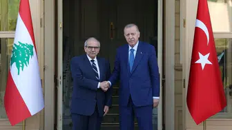 Cumhurbaşkanı Erdoğan, Lübnan Başbakanı Selam’ı kabul etti