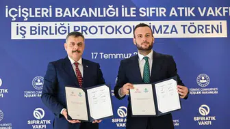 İçişleri Bakanlığı ile Sıfır Atık Vakfı arasında iş birliği protokolü imzalandı