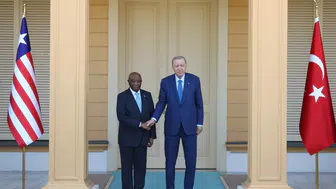 Cumhurbaşkanı Erdoğan, Liberya Cumhurbaşkanı Boakai ile görüştü