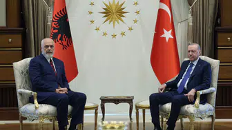 Cumhurbaşkanı Erdoğan, Arnavutluk Başbakanı Rama ile görüştü