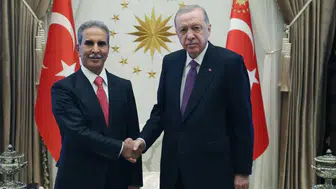 Cumhurbaşkanı Erdoğan, Irak Yüksek Yargı Konseyi Başkanı Zeydan’ı kabul etti