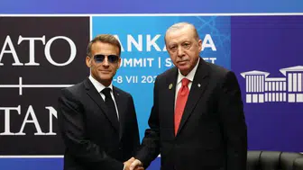 Cumhurbaşkanı Erdoğan, Fransa Cumhurbaşkanı Macron ile görüştü