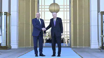 Cumhurbaşkanı Erdoğan, Lübnan Cumhurbaşkanı Avn’ı resmi törenle karşıladı