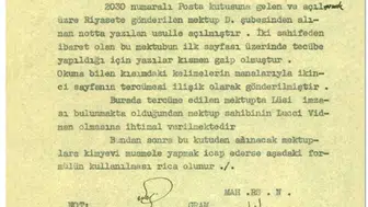 MİT, 1933 yılına ait “gizli mektup açma” formülünü paylaştı