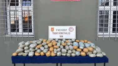 MSB duyurdu: Van hudut hattında yaklaşık 291 kilogram uyuşturucu ele geçirildi