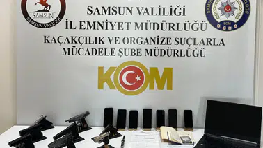 Samsun merkezli nitelikli yağma ve silah ticareti operasyonu