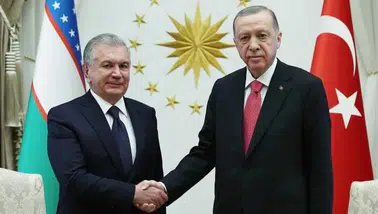 Cumhurbaşkanı Erdoğan, Özbekistan Cumhurbaşkanı Mirziyoyev ile telefonda görüştü