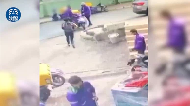 Gaziosmanpaşa’da kuryenin yaptığı şaka arkadaşını canından ediyordu