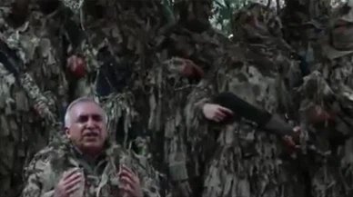 PKK elebaşı Murat Karayılan'ın operasyon korkusu kameraya yansıdı