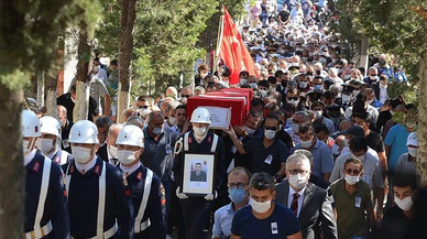 Selde şehit düşen Kıran son yolculuğuna uğurlandı