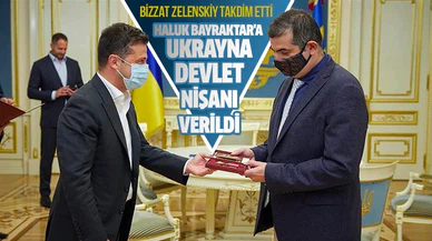 Haluk Bayraktar'a Ukrayna devlet nişanı verildi