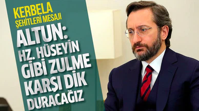 Fahrettin Altun, Kerbela şehitlerini unutmadı