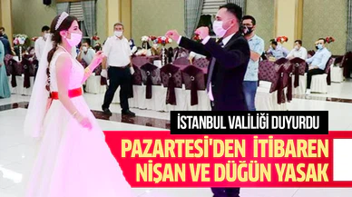 İstanbul Valiliği'nden nişan, düğün ve etkinlik açıklaması