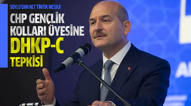Bakan Soylu'dan CHP Gençlik Kolları üyesine 'DHKP-C' tepkisi