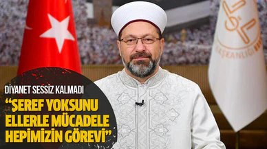 Diyanet: Şeref yoksunu ellerle mücadele hepimizin görevi