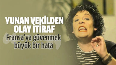 Yunan vekil  Liana Kanelli'den olay Türkiye itirafı