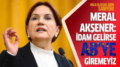 Meral Akşener: İdam gelirse AB'ye giremeyiz
