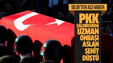 İdlib'de şehit olan Piyade Uzman Onbaşı Serdar Aslan'ın naaşı Gaziantep'e getirildi