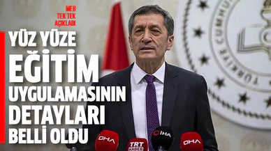 Okul öncesi ve 1. sınıflarda 'yüz yüze eğitim' uygulamasına ilişkin detaylar belirlendi
