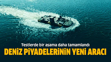 Zırhlı Amfibi Hücum Aracı ZAHA bir testi daha tamamladı