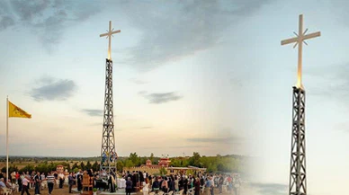 Yunanistan’dan yeni tahrik: Meriç Nehri sınırına dev haç diktiler