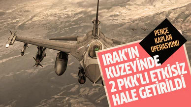 Irak'ın kuzeyinde 2 terörist etkisiz hale getirildi