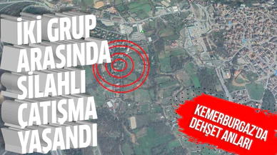 Kemerburgaz'da silahlı çatışma