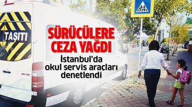 İstanbul'da okul servis araçları denetlendi