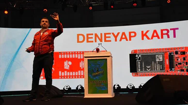Yerli ve milli Deneyap Yazılım Kartı TEKNOFEST'te tanıtıldı