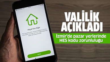 İzmir'de pazar yerlerinde HES kodu zorunluluğu