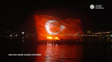 Preveze Zaferi, Haliç'te canlandırıldı